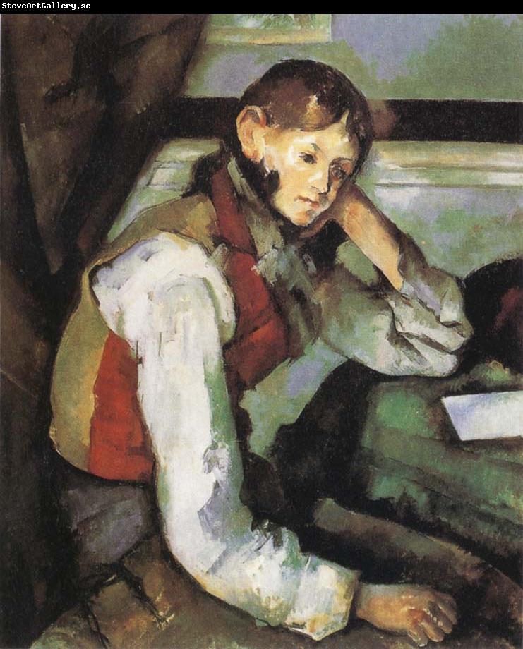 Paul Cezanne Boy with a Red Waistcoat